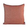 Cushion MUDELL 50x50 in red herringbone fabric