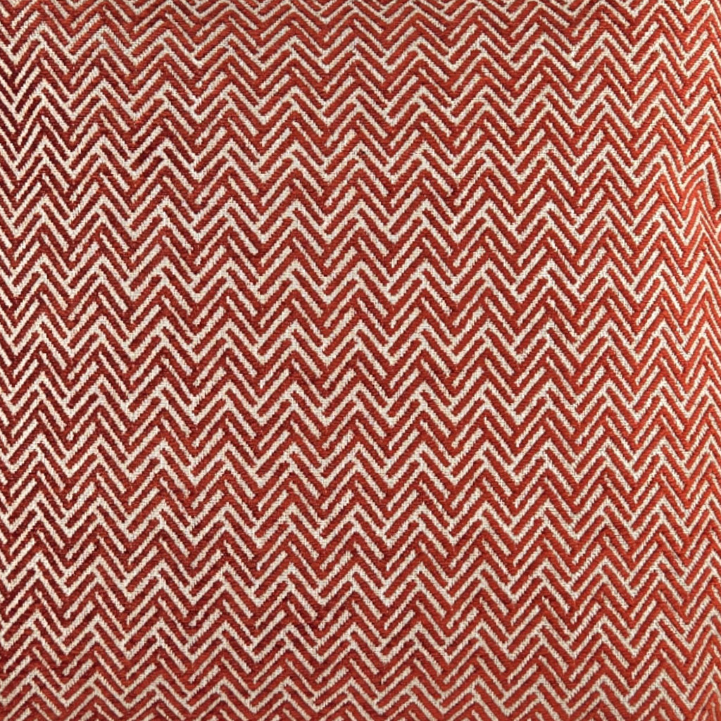 Almofada MUDELL 50x50 em tecido em espinha Vermelho