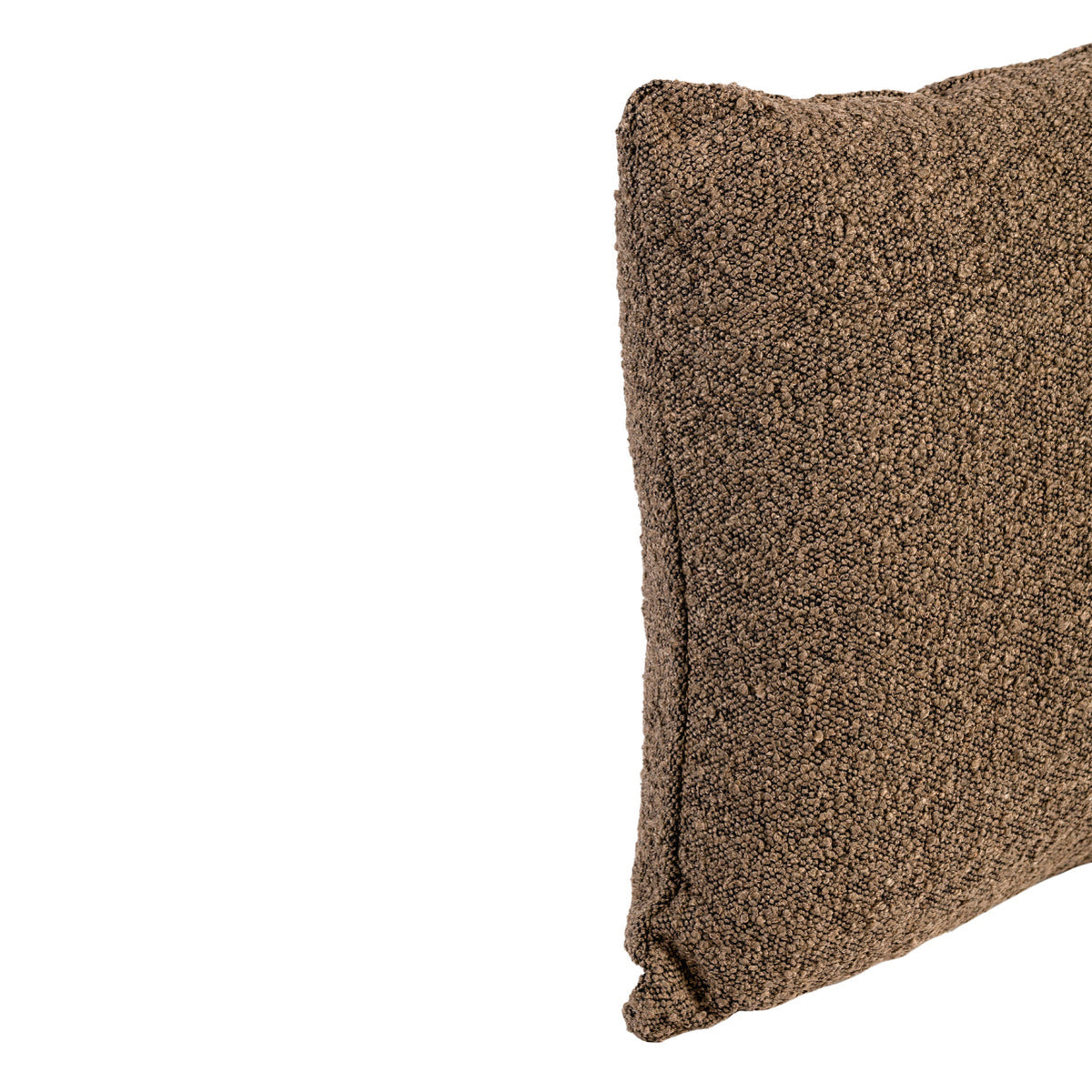 Almofada NOKKLI 45x45 Bouclé Castanho