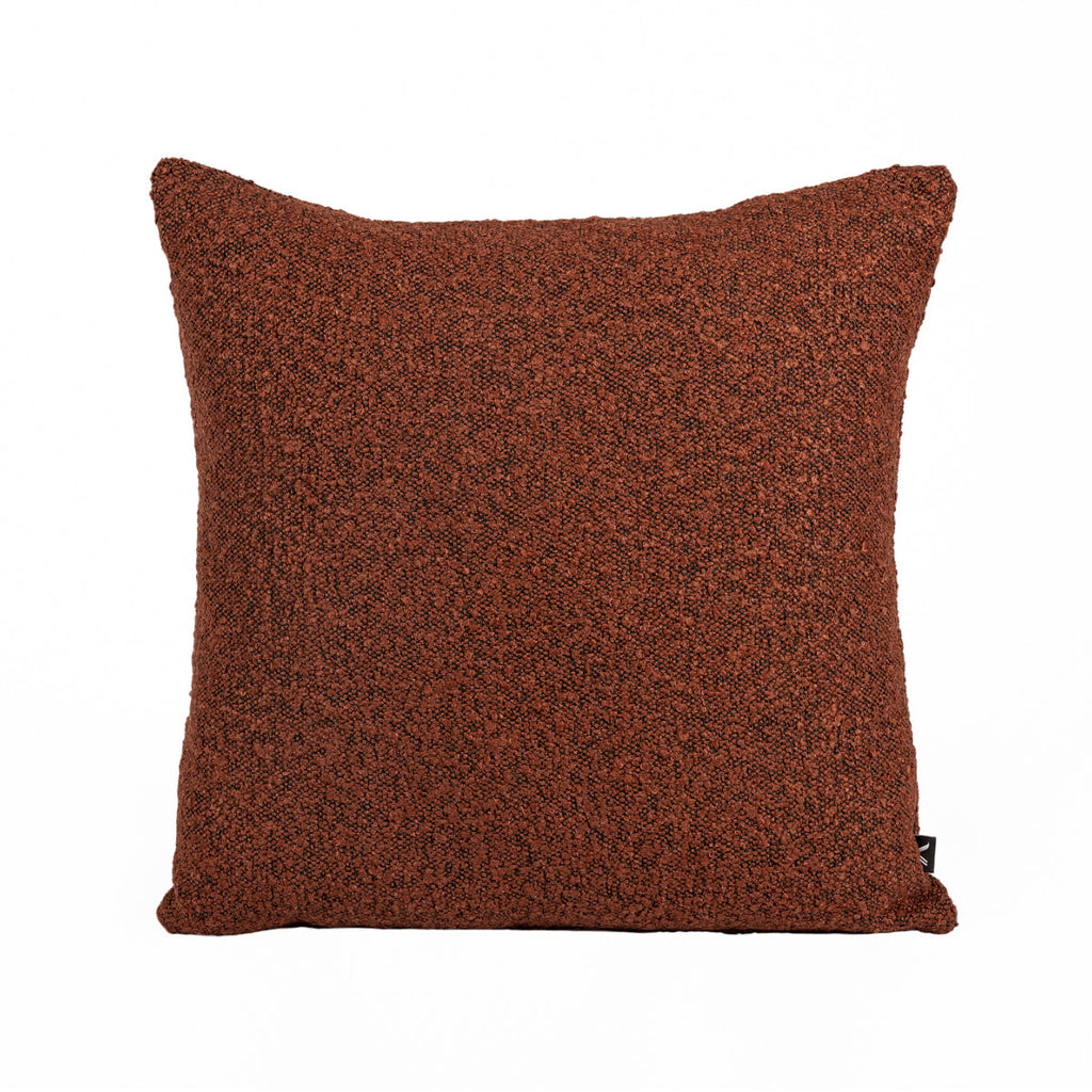 Almofada NOKKLI 45x45 Bouclé Castanho Terracota