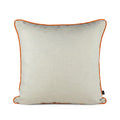 Cushion DINJA 50x50 Linen with Orange Trim