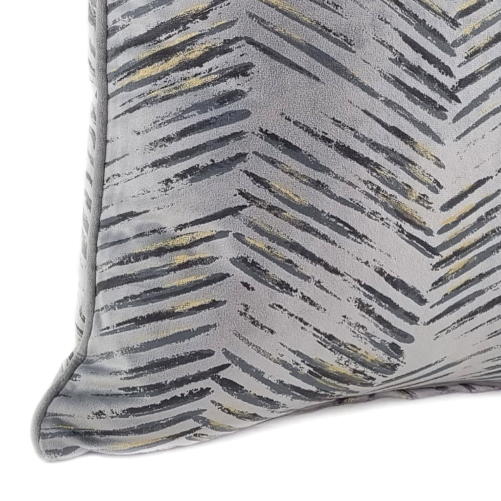JIDDI Cushion 45x45 Soft Sparkle Gray