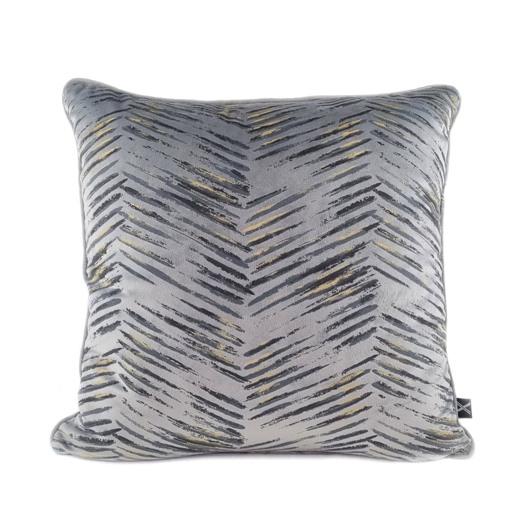 JIDDI Cushion 45x45 Soft Sparkle Gray