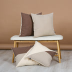 KULURI Pillow 40x40 Cotton Tricolor Brown and Beige | ❤️ @casaparanos