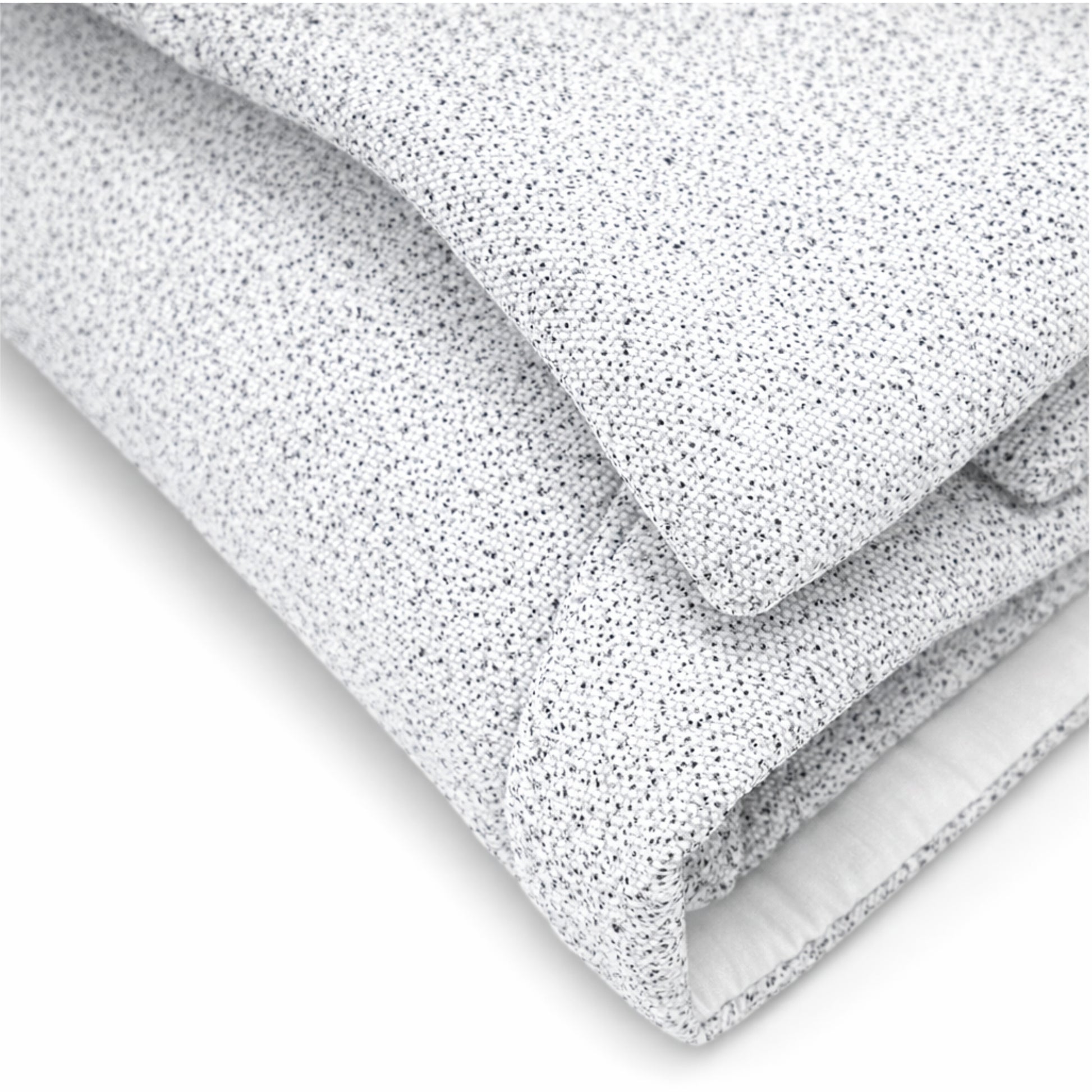 Pousa Pés KULURI 50x240 em tecido Cinza e Preto