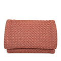 Bed Runner MUDELL 50x240 in red herringbone fabric