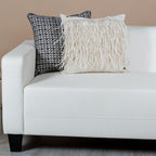 Almofada MUDELL 45x45 Natural Preto Cinza - KUXIN // Home Fashion