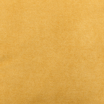 Almofada BELLUS 45x45 Veludo Amarelo Mostarda com Vivo Preto