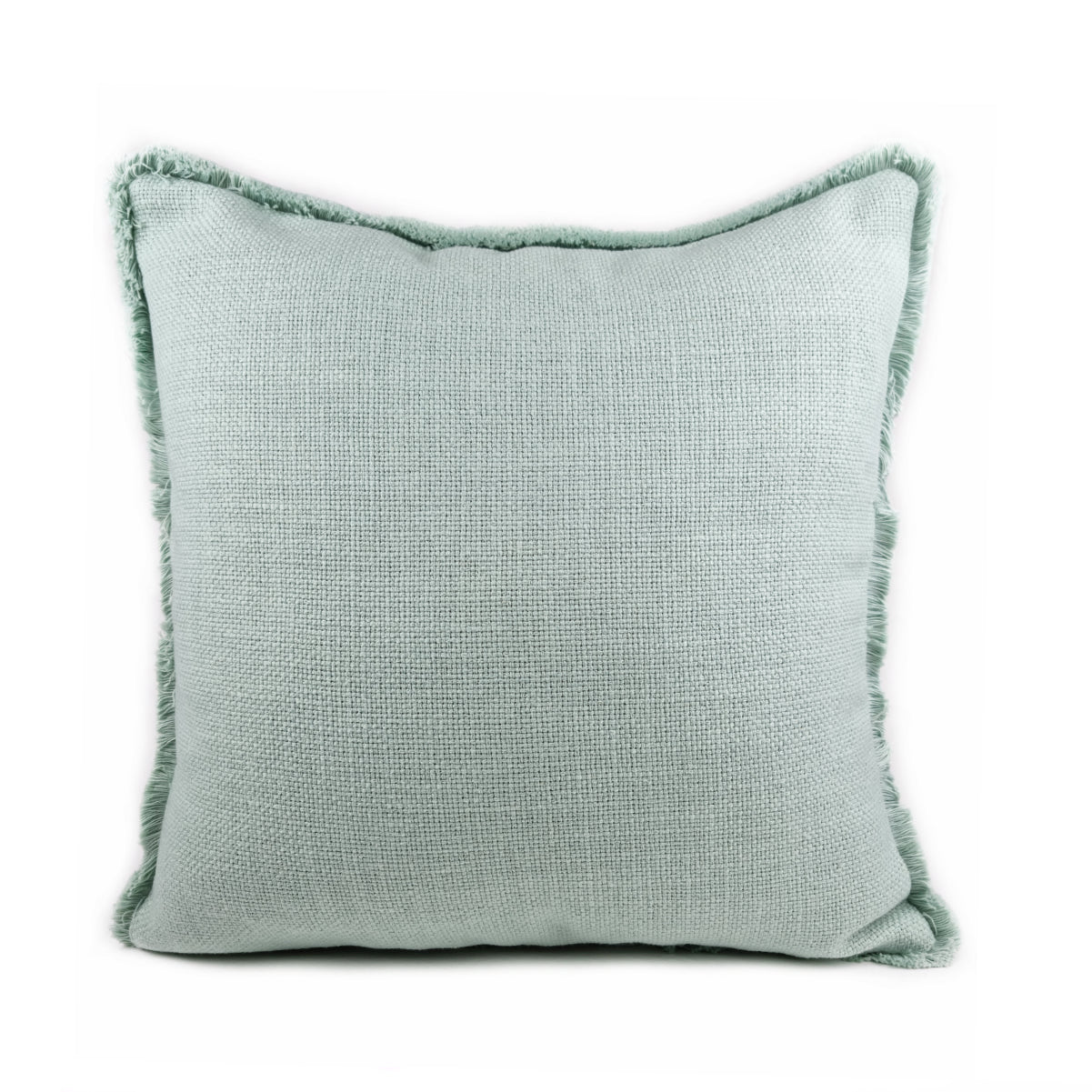 Cushion DINJA 45x45 Water Green with Fringe