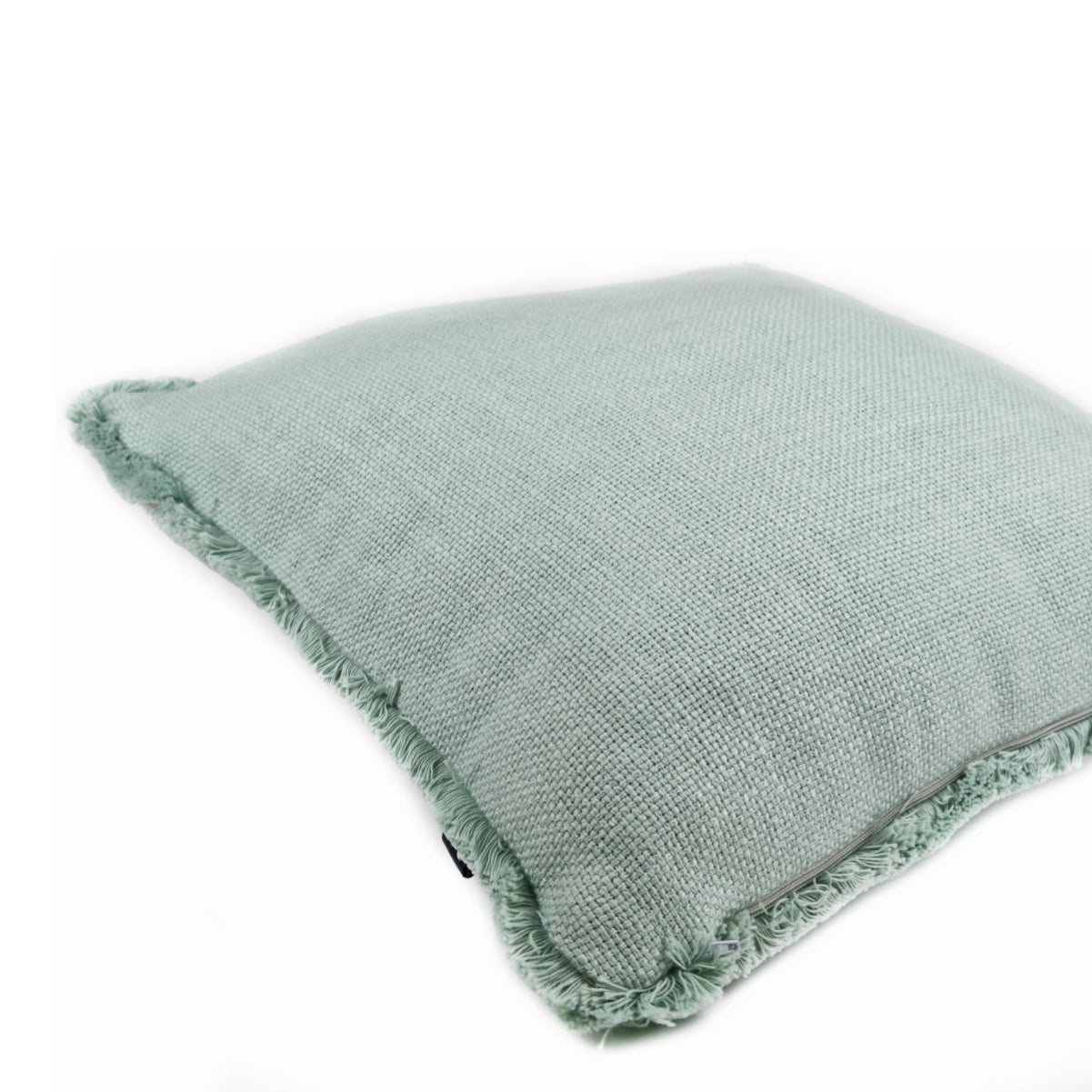 Cushion DINJA 45x45 Water Green with Fringe
