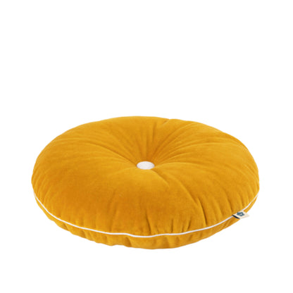 Cushion for Children GIBBI Mustard Yellow Button 