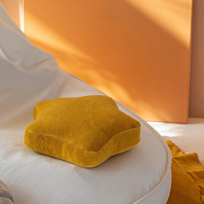 Cushion for Children GIBBI Star Mustard Yellow 