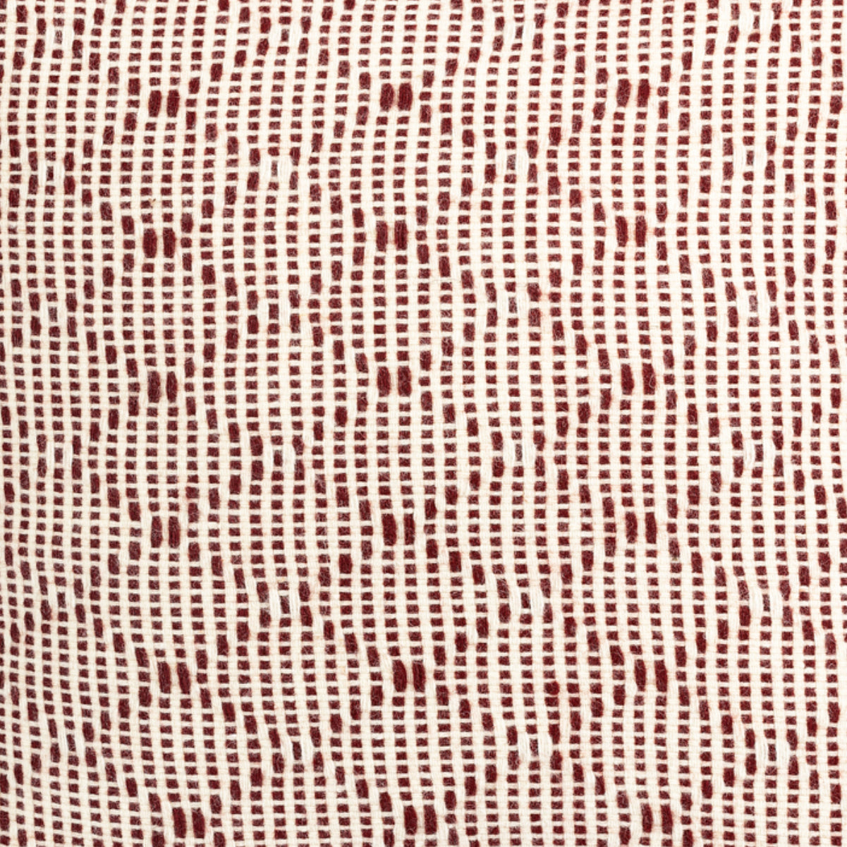 Cushion HEMMEK 45x45 Bordeaux Wool in contour pattern
