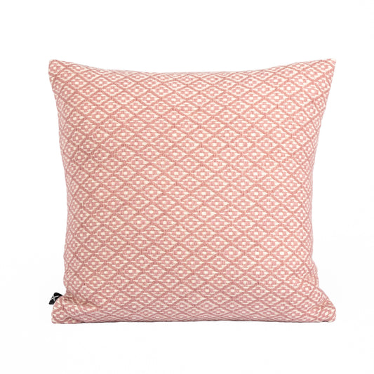 Cushion HEMMEK 45x45 Pink Wool in flower pattern