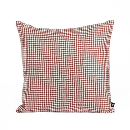 Cushion MUDELL 45x45 Bordeaux Pied Poule