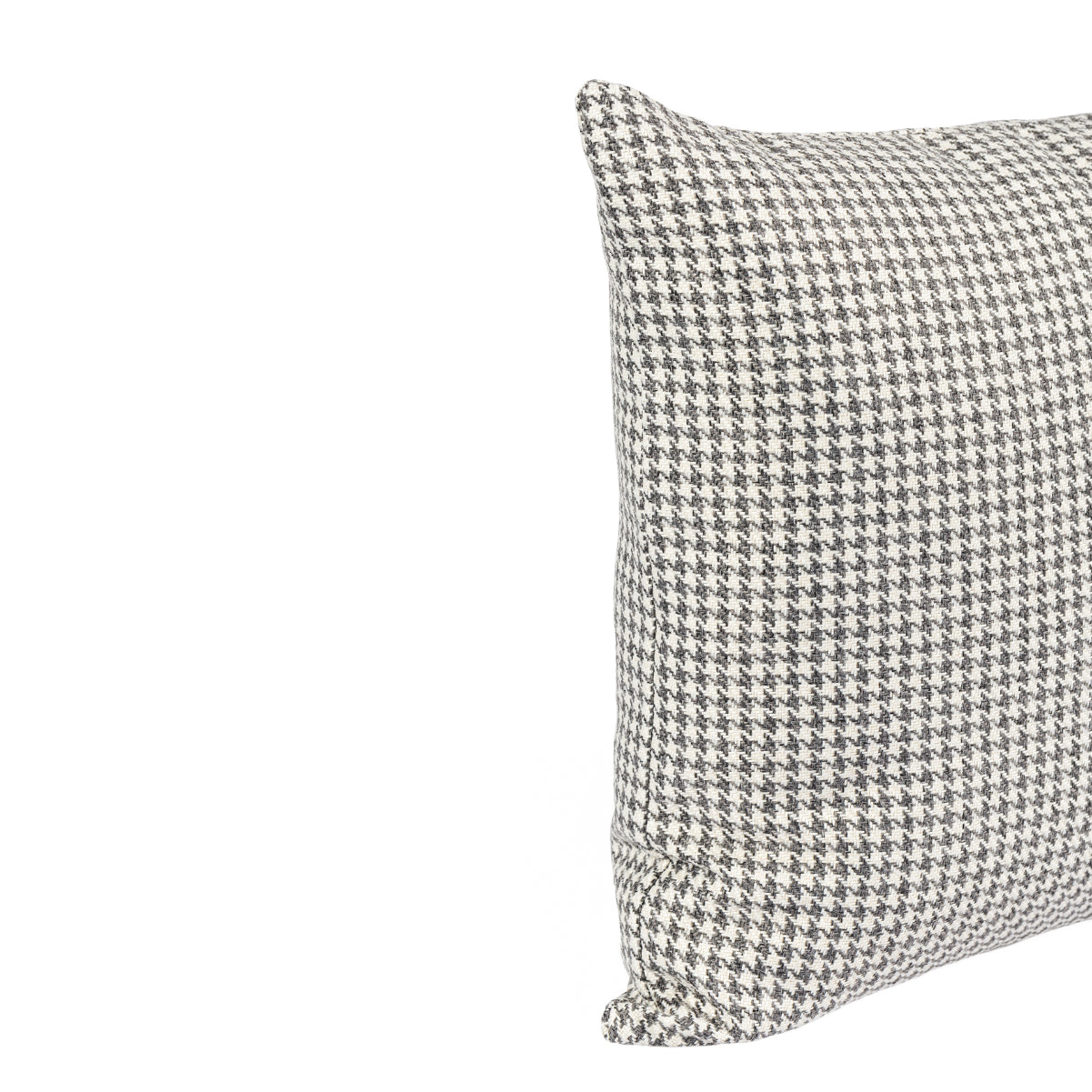 Cushion MUDELL 45x45 Gray Anthracite Pied Poule